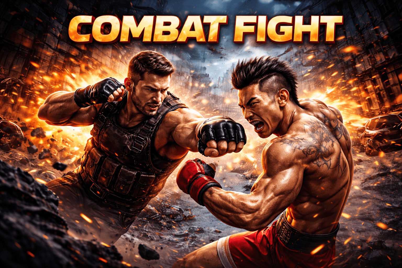 Combat Fight gameplay poster