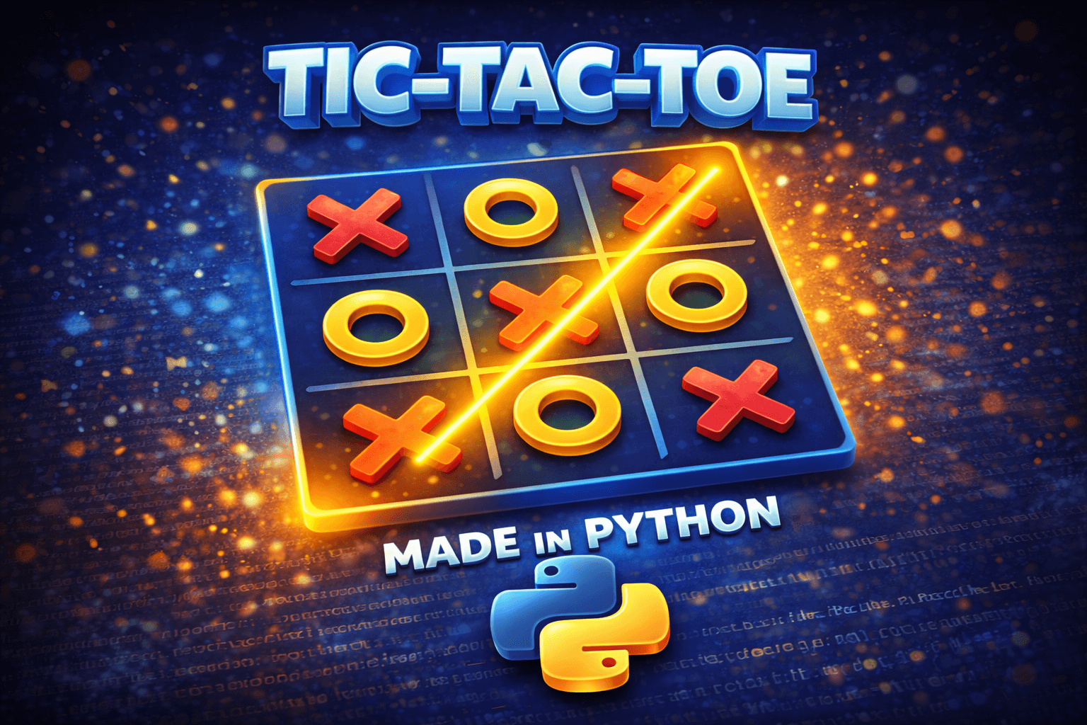 Tic Tac Toe gameplay poster