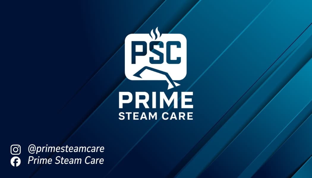 Prime Steam Care business card front